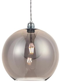 Φωτιστικό Οροφής Κρεμαστό V3643330GY 1ΧΕ27 Φ30ΧΗ120CM Pythia Grey-Silver Aca Decor Metal, Glass