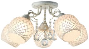 Φωτιστικό Οροφής Πολύφωτο Aca Oporto EG165885C White Gold