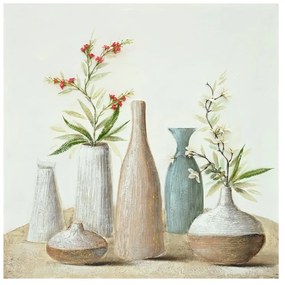 Πίνακας σε καμβά Vase Inart 100x3x100εκ