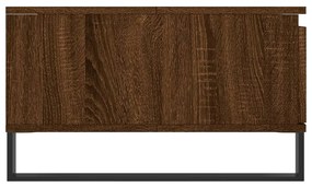 vidaXL Τραπεζάκι Σαλονιού Καφέ Δρυς 90x60x35εκ. από Επεξεργασμ. Ξύλο