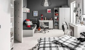 Κρεβάτι παιδικό Simple-Λευκό - 95.50Χ206.00Χ90.00cm