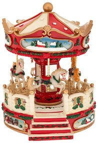 Διακοσμητικό Καρουζέλ Κουρδιστό Με Κίνηση & Μουσική 90492 20,5x18x24cm Multi
