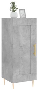 vidaXL Ντουλάπι Γκρι Σκυροδέματος 34,5x34x90 εκ. Επεξεργασμένο Ξύλο