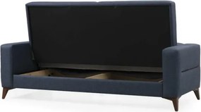 Stewehome Σετ καναπέδες 3+1 Berjer Ανθρακί 217x83x43 cm