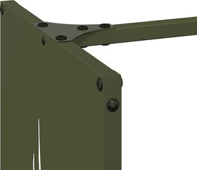 vidaXL Ράφι Καυσόξυλων 40x30x80 εκ. Χάλυβας ψυχρής έλασης