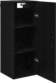 vidaXL Επιτοίχιο ντουλάπι Μαύρη Οξυά 34,5 x 34 x 90 εκ.