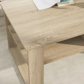 vidaXL Τραπεζάκι σαλονιού Δρύς Sonoma 96 x 54 x 44 εκ