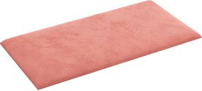 vidaXL Κεφαλάρι Τοίχου 12 pcs Ροζ Βελούδο