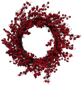 Χριστουγεννιάτικο Στεφάνι με Berries 55cm 26237