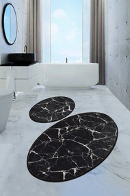 Bathmat Set (2 Pieces) Marble Djt Multicolor