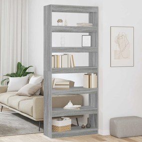 vidaXL Βιβλιοθήκη 6 επιπέδων 80 x 30 x 198 εκ Επεξεργασμένο Ξύλο