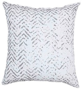 Διακοσμητική Μαξιλαροθήκη Medina White - Grey Nima 45X45 100% Cotton
