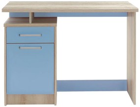 Γραφείο εργασίας Looney χρώμα castillo-μπλε 100x55x75εκ 100x55x75 εκ.