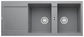 Franke Maris MAG 621 Stone Grey Γρανιτένιος Νεροχύτης 80cm
