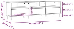 ΈΠΙΠΛΟ ΤΗΛΕΟΡΑΣΗΣ ΚΑΠΝΙΣΤΗ ΔΡΥΣ 150X30X44,5 ΕΚ. ΕΠΕΞ. ΞΥΛΟ 831273