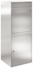vidaXL Θυρίδα Πακέτων Μαύρο 41 x 38 x 103 εκ Ανοξείδωτο ατσάλι