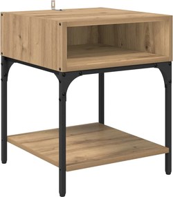 vidaXL Κομοδίνο Artisan Oak 40 x 40 x 50 cm Επεξεργασμένο Ξύλο