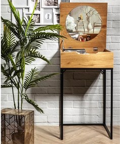 ΚΟΝΣΌΛΕΣ &amp; ΜΠΟΥΦΈΔΕΣ (ΈΠΙΠΛΑ ΕΙΣΌΔΟΥ) WOODEN ABBOTT DRESSING TABLE HD6730