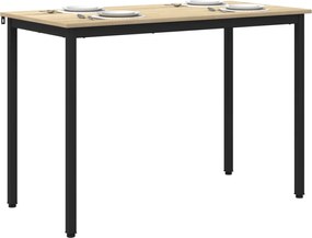 vidaXL Τραπεζαρίες 110 x 55 x 75 cm ΜΕΤΑΛΛΟ Ορθογώνιος