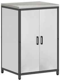 vidaXL Σετ Αποθήκευσης Κουζίνας με ράφι Άλλο 3 pcs Ασημί 210 x 50 x 92 εκ