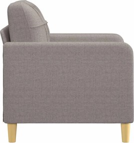 vidaXL Πολυθρόνα Taupe 60 εκ. Υφασμάτινη