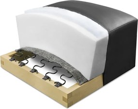 Πουφ Niki/ Γκρι / 60x44x60 BOG871