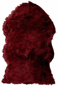 Πατάκι Γούνινο (60x90) Viopros Μουτόν Μπορντώ