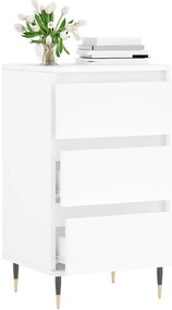 vidaXL Συρταριέρα Λευκή 40 x 35 x 70 εκ. από Επεξεργασμένο Ξύλο