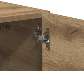 Ντουλάπι Τοίχου Αρτισιανή Δρυς 80x39x40 εκ. Επεξεργασμένο Ξύλο 856029