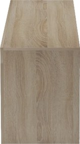 Έπιπλο τηλεόρασης Liner pakoworld sonoma-λευκό 150x40x50εκ