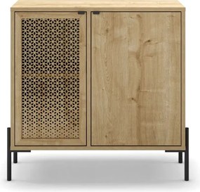 Μπουφές Naive Megapap χρώμα sapphire oak 80x40x80εκ.