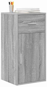 vidaXL Πλαϊνό γραφείο Γκρι sonoma 38 x 34,5 x 75 εκ Επεξεργασμένο ξύλο