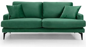 Καναπές Διθέσιος Papira 560ARE1510 175x90x88cm Green