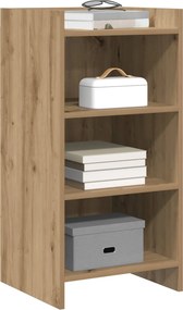 vidaXL Πλαϊνό γραφείο Artisan Δρυς 40 x 36 x 80 εκ Επεξεργασμένο Ξύλο