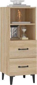 vidaXL Ντουλάπι Sonoma Δρυς 34,5x34x90 εκ. από Επεξεργασμένο Ξύλο