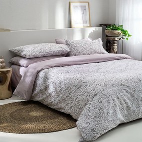 Σεντόνια Batic-2 (Σετ 3τμχ) Pink Vesta Home Single 170x270cm 100% Βαμβάκι