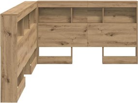 vidaXL Κεφαλάρι Αποθήκης Artisan Oak Επεξεργασμένο Ξύλο