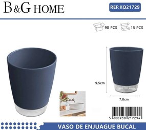 Θήκες οδοντόβουρτσας πλαστικές σε σετ 5Χ - Blue - 21729