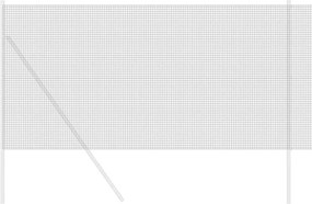 vidaXL Συγκολλητός φράχτης από σύρμα 2500 x 140 εκ Γκρι