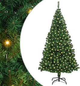 vidaXL Τεχνητό Χριστουγεννιάτικο Δέντρο με 300 LED Πράσινο 180 cm
