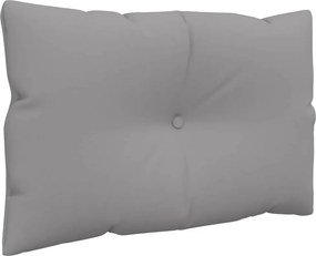 vidaXL Μαξιλάρια Παλέτας 3 τεμ. Γκρι Υφασμάτινα