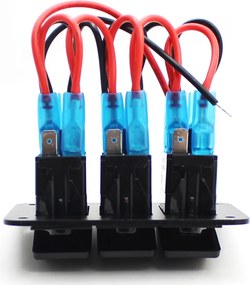 POWERTECH πάνελ σκαφών PTL-018 με 3x διακόπτες φώτων, IP65