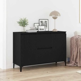 vidaXL Πλαϊνό γραφείο σε Μαύρο Δρυς 104x35x70 εκ. Φτιαγμένο από ξύλο