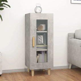 vidaXL Ντουλάπι Γκρι Σκυροδέματος 34,5x34x90 εκ. Επεξεργασμένο Ξύλο