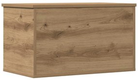 vidaXL Κουτί αποθήκευσης με αποθήκευση artisan δρυς 60 x 35 x 35 cm