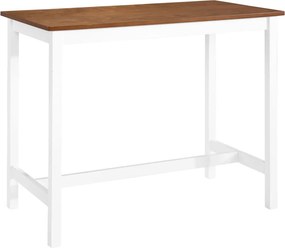 vidaXL Τραπέζι Μπαρ 108 x 60 x 91 εκ. από Μασίφ Ξύλο