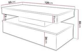 Τραπεζάκι σαλονιού Glossa 2D με LED-Mauro-Mauro gualistero