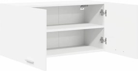 vidaXL Κρεμαστό ντουλάπι Λευκό 80 x 31 x 40 εκ Επεξεργασμένο Ξύλο