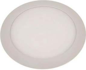 Led panel SLIM χωνευτό λευκό Φ225 ισχύος 18W 3000Κ θερμό φως δέσμης 120° 1710lm 30000h