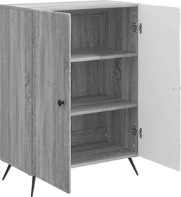 vidaXL Πλαϊνό γραφείο Γκρι Sonoma 66 x 34,5 x 90 εκ Επεξεργασμένο Ξύλο